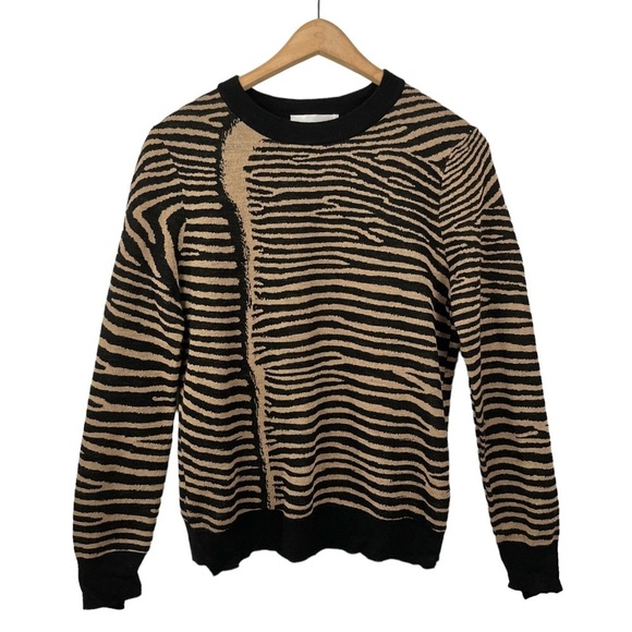 A.L.C. Wool Tiger Print Sweater - Picture 3 of 9
